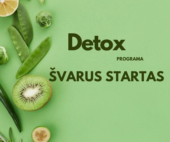 Švarus startas – 5 dienų detoksikacijos programa PDF Formatu